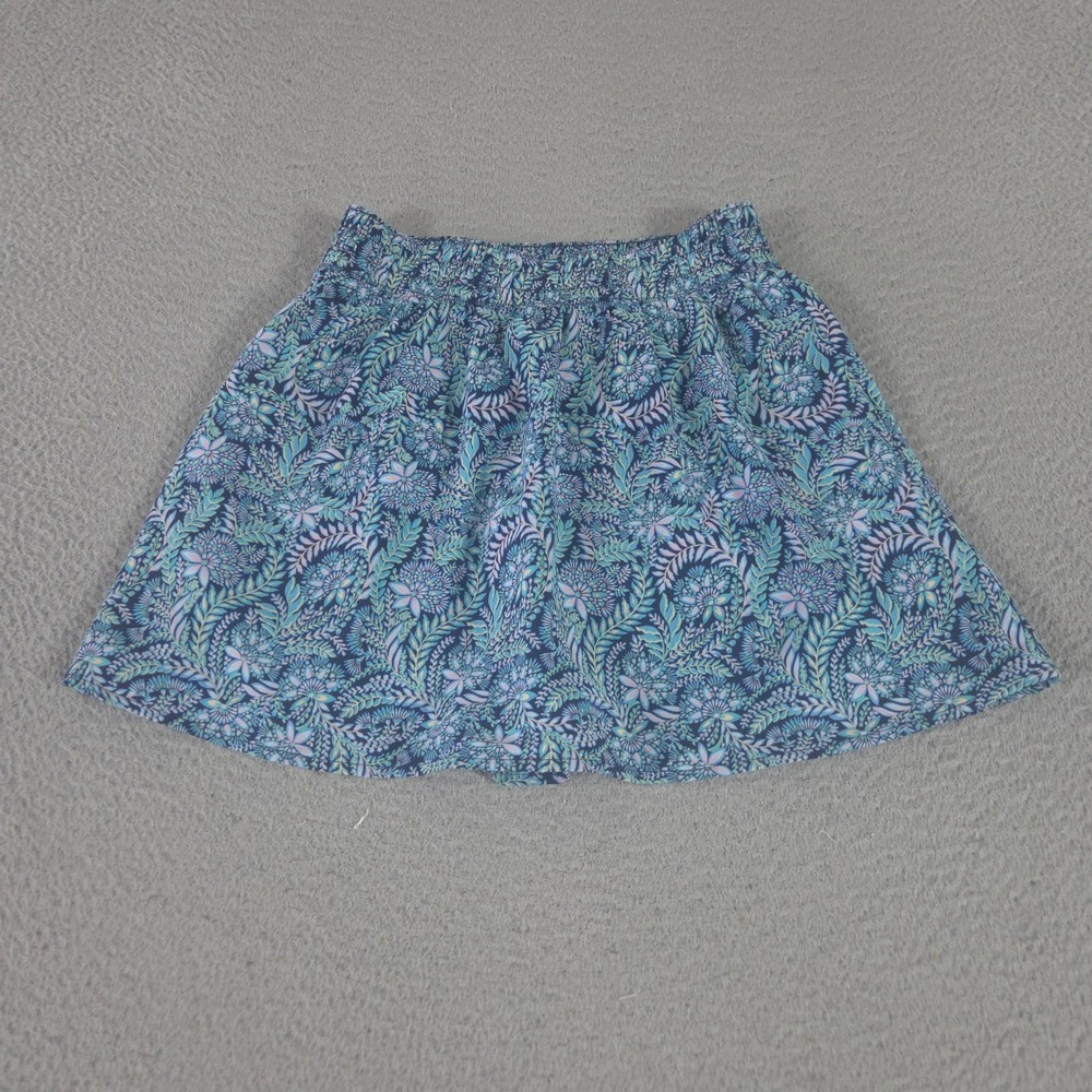Tommy Bahama Skort Womens S Multi Active Pull-On Ruffle Floral Print Activewear